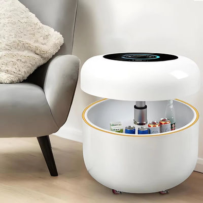 Frigorífico móvel inteligente X1 portátil com rodas universais cobertura de elevação hidráulica 130L Frigorífico carregamento sem fio