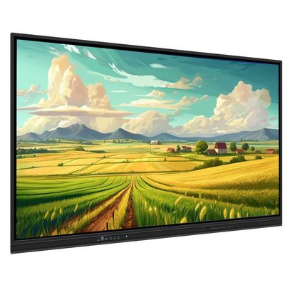 Iboard EDLA Google Certificado Android 13 Multi Window Whiteboard Software Fone de ouvido Microfone Câmera Mobile Stand opcional