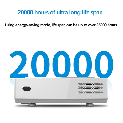 DLP Ultra Throw Projector Projector Curto Projector Laser Smart Projector Para Cinema Teatro Sala de aula Cinema Screen Wall