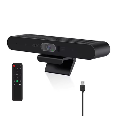 Câmera de conferência 4K USB Video Bar All-in-One TV PC Video Sound Bar AI Câmera de conferência de enquadramento automático