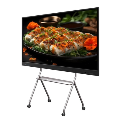 Painel plano de tabuleiro branco interativo Smart Touch Monitors TV 4K Ultra HD Screen com PC tudo em um para negócios e ensino