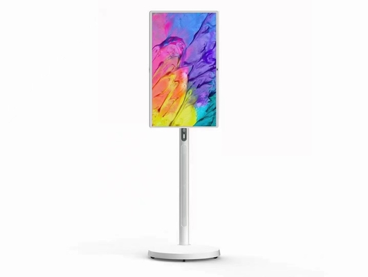 Smart Touch Screen portátil 32 polegadas LCD móvel 13MP Câmera Android 14 8+128G para KTV Home Bar
