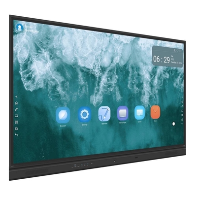 IBoard 75-TE-QS para a Bulgária 400cd/m2 câmera de 48MP e 8 Mic integrados com Android 13 4+32G RAM e armazenamento para escolas