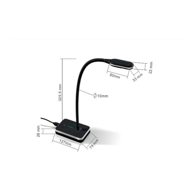 USB 2.0 Visualizer Document Camera com Microfone Digital