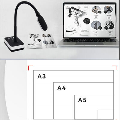 Visualizador USB conectado Scanner de câmera de documentos tamanho A3 A4 A5