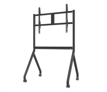 Televisão móvel de montagem de parede Ajuste de altura de carro de TV Brackets TV Trolley Stand para 65 "-86" Full Motion profissional