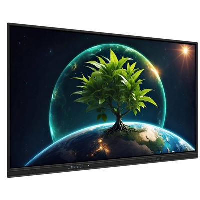 LCD Smart Board 86 polegadas Android 14 com 8+128G 40 pontos de toque wifi bt hdmi software calibrado para escritórios escolares