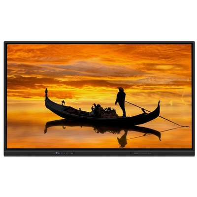 75 polegadas LCD Smart Board Android 14 50 pontos de toque com VGA DP USB Port WIFI Bluetooth para treinamento de escritório da escola
