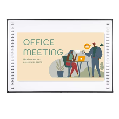 96 polegadas Infravermelho Interativo WhiteboardS Multi-touch Projeção Smart Whiteboard Dimensões personalizadas para reuniões e ensino