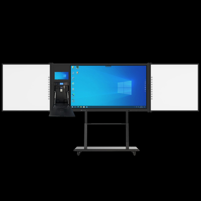 iboard fábrica direta 75 polegadas fechável recoardable interconectado Blackboard Smart Whiteboard interativo Display de painel plano tudo em um com suporte de suporte marcador caneta Chalk solução de educação de escrita