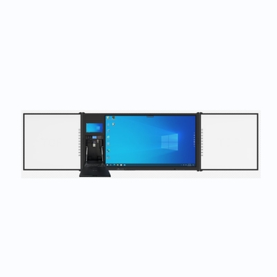 iboard fábrica direta 75 polegadas fechável recoardable interconectado Blackboard Smart Whiteboard interativo Display de painel plano tudo em um com suporte de suporte marcador caneta Chalk solução de educação de escrita