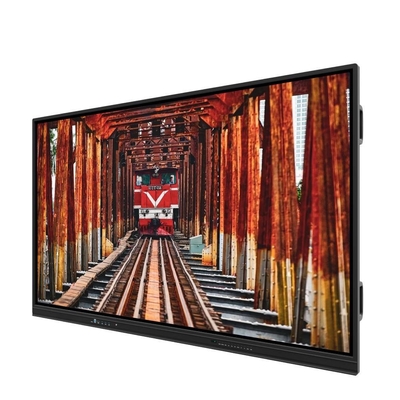 IR Interactive Whiteboardge 98 105 110 polegadas TV inteligente de tela grande para mídia sala de aula sala de reuniões de vídeo Android touch wifi VGA Audio PC conectado