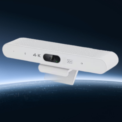 Preto e branco Instalação fácil 4K Webcam Câmera de vídeo-conferência Usb AI rastreamento automático 2160p Webcam rastreamento com alto-falante som sala de conferências