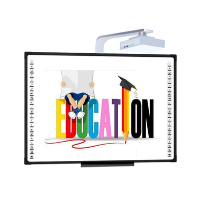 Infravermelho Interativo Whiteboard 82 96 102 120 polegadas All in One alto-falante Barra lateral Android PC Para aula escola reunião de escritório universitário