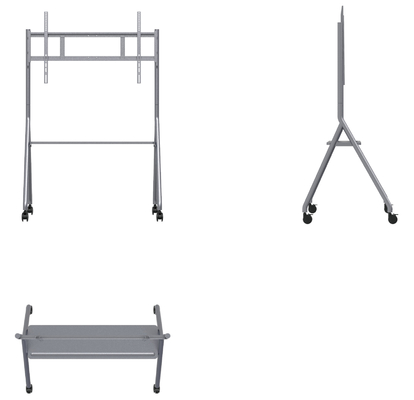 Gráfico móvel para IFPD Mobile Stand Fit For Size 55/ 65/ 75/ 86 Smart TV em movimento