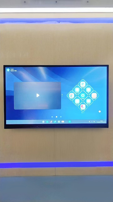 110 polegadas IBoard Tabuleiro Interativo Touch Screen TV Tabuleiro Interativo Com Câmera de 48MP, 4K UHD Touchscreen Display, Tempo de Resposta de 8ms, Android OS, Open App Ecosystem For School Conference