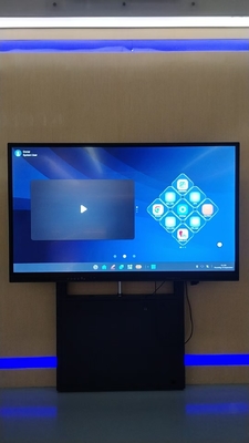 110 polegadas IBoard Tabuleiro Interativo Touch Screen TV Tabuleiro Interativo Com Câmera de 48MP, 4K UHD Touchscreen Display, Tempo de Resposta de 8ms, Android OS, Open App Ecosystem For School Conference