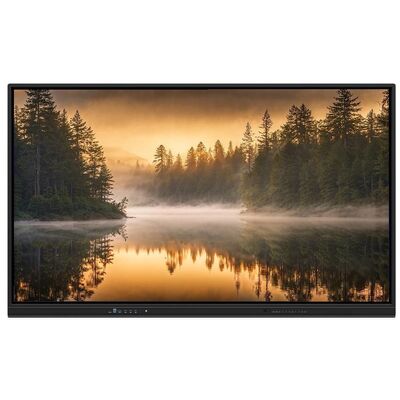 4K 65 75 86 98 110 polegadas Painel temperado anti-abrandamento Interativo Smart Whiteboard IR Monitor Super Slim Frame monitor de computador para evento de treinamento de reuniões escolares