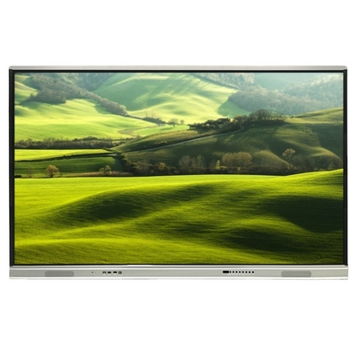 4K Resolução Interativo Painel Flat 350 Brilho Alto Brilho E 15W * 2 alto-falantes Android 13 Tabuleiro Interativo Para Educação Escolar E Reunião