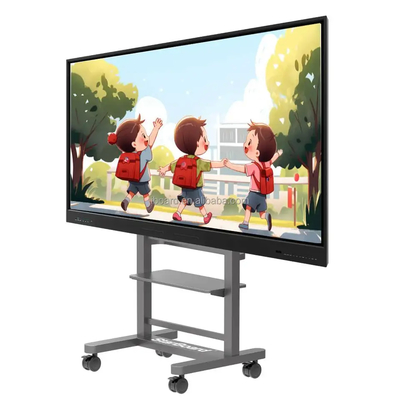 Instalação de painel interativo de montagem na parede ou stand móvel com sistema Android 13 ou 14