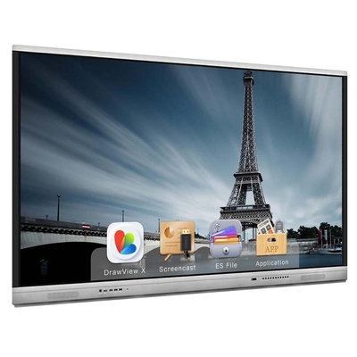 All In One Interactive Whiteboard Display de 75 polegadas com tudo em um dispositivo e 20 pontos IR Touch