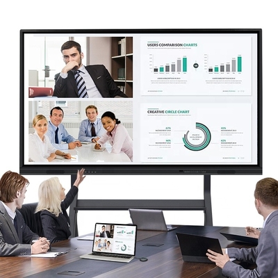 Instalação de painel interativo de montagem na parede ou stand móvel com sistema Android 13 ou 14