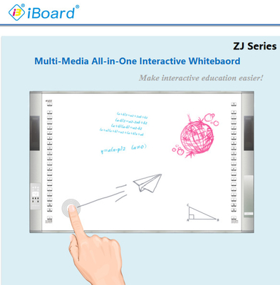 Windows e Android Compatible Interactive Touch Panel Display com Nano Surface para caneta / escrita do dedo