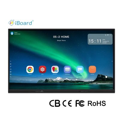 CIboard 65 polegadas Smart TV Monitors Blackboard Interativo Painel Flat touch screen com tudo em um computador de equipamentos de reunião