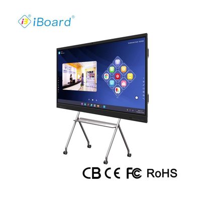 Iboard Factory Direct 75 Inch 4K Multi Touch Smart Screen Interativo Painel Flat Display Quadro Branco para Reuniões e Ensino
