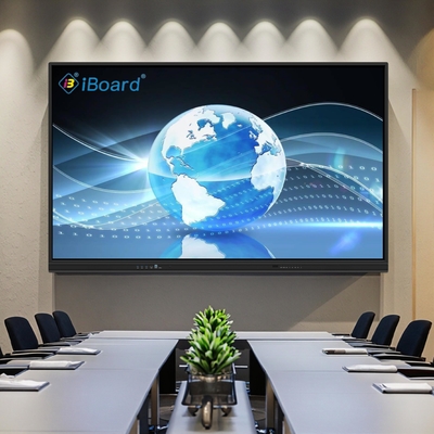 Blackboard inteligente com painel táctil Android de 75 86 polegadas com câmera e microfone para educação e treinamento