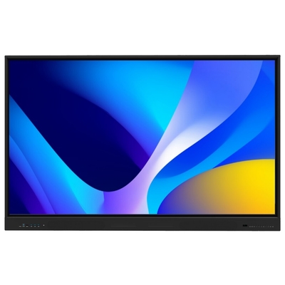 Android de ponta (16+256GB) 75 polegadas Interativo Painel Flat Suporte sistema duplo