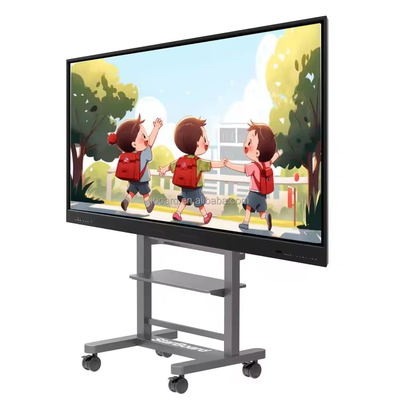 Painel de toque interativo IR para sala de aula inteligente com monitor de toque LED e ecrã interativo de toque