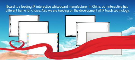 Iron Sheet IR Interactive Whiteboard Com Sistema Operacional Windows E USB Data Port Equipamento de Uso Educativo Escolar Tabuleiro Interativo IR Eletrônico
