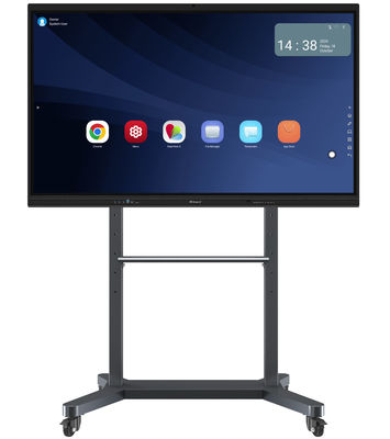 Tecnologia de toque infravermelho Monitor de ecrã táctil interativo 150W Consumo de energia 178° Ângulo de visão