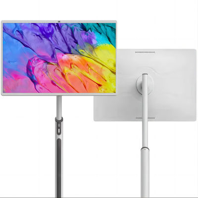 IBoard 27 32 polegadas Android 13 Painel de toque em célula Smart TV LCD touch screen monitor rolável móvel rodar com bateria