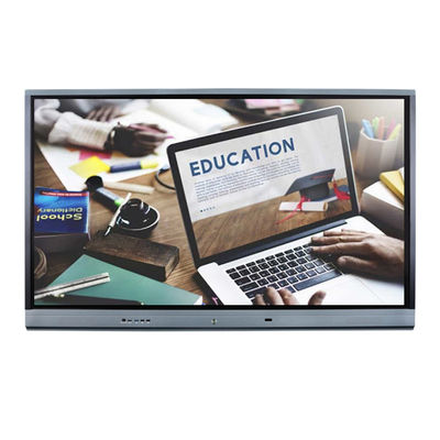 Experimente o poder do monitor interativo de tela sensível ao toque de 2 mm de precisão 15W * 2 ou 20W * 2 alto-falantes e projeção de tela sem fio