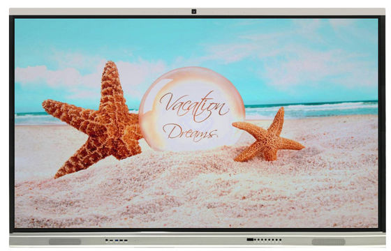 Painel Interativo Plano 65 com Tela Touchscreen Android Mais Recente, Câmera e Microfone