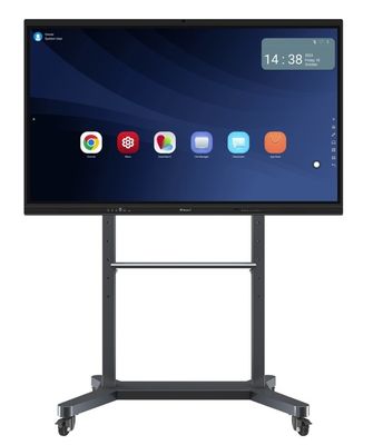 Painel Interativo Plano 65 com Tela Touchscreen Android Mais Recente, Câmera e Microfone