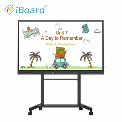 Ai Função 75 polegadas 4K Resolução Interativa Flat Panel Smart TV com Novo Equipamento de Sistema Android Para Aula de Reuniões de Escritório