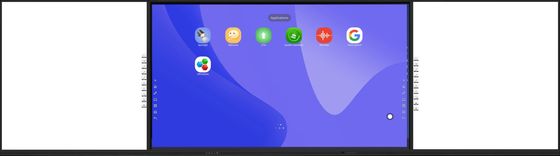 iBoard Factory Android 14 8+128G Painel Interativo Flat Com Alto Contraste 1200:1 E Velocidade do Cursor 100 Dot/S 20 Ponto de Toque Suportado Com Compartilhamento de Ecrã Quadro Interativo