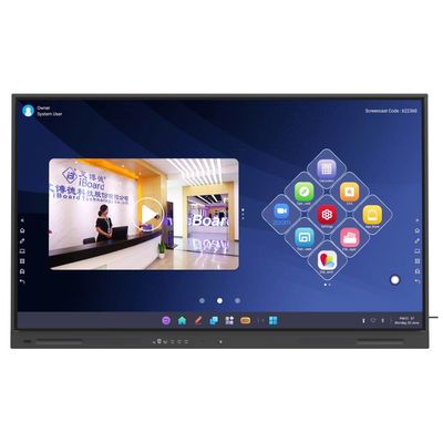 LCD Smart Board Elevar o seu Chromebook MAC Linux Windows Experiência com HDMI USB VGA saída Wifi Para 65 75 86 painel de polegadas