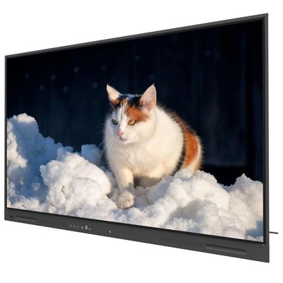 IR Interactive Whiteboard 450 nits 86 Inch Android 14 Touch Wifi VGA DP USB Cloud Resources Smart TV Monitor Para uso em treinamento de escritório universitário