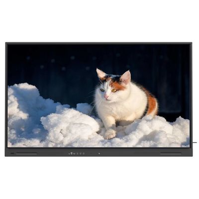 IR Interactive Whiteboard 450 nits 86 Inch Android 14 Touch Wifi VGA DP USB Cloud Resources Smart TV Monitor Para uso em treinamento de escritório universitário