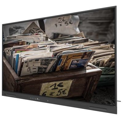 Aumente o seu negócio com Black LCD Smart Board com saídas USB e 350cd/m2 WIFI e Wireless Share 110 Inch Monitor
