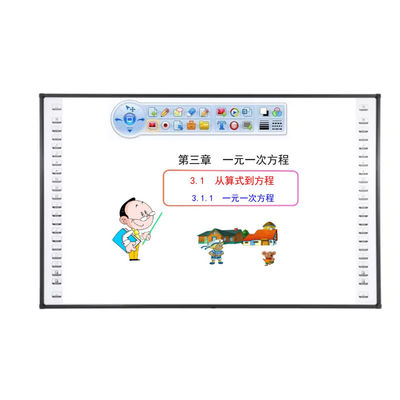 Fabrica direta IBoard Cerâmica / Plástico Liso Superfície Brilhante IR Interativo Whiteiboard Smart Touch Panel Com 22pcs Hotkeys Cada Lado para Educação Escolar White Board interactive whiteboard