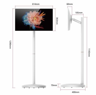 27 polegadas Smart Screen portátil Smart TV giratório para vitrine/SOHO/Outdoor