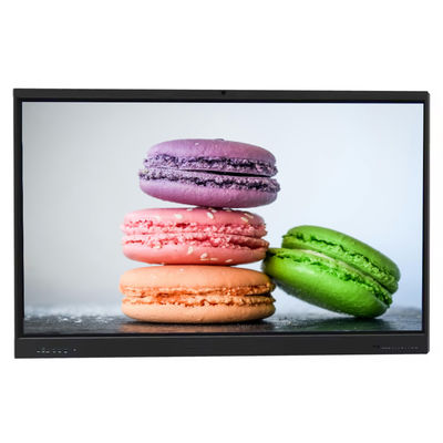 IBoard 75 polegadas 4K EDLA Interativo Painel Flat Smart Touch Screen Android Sistema Windows Com Software Para Reuniões de Sala de Aula