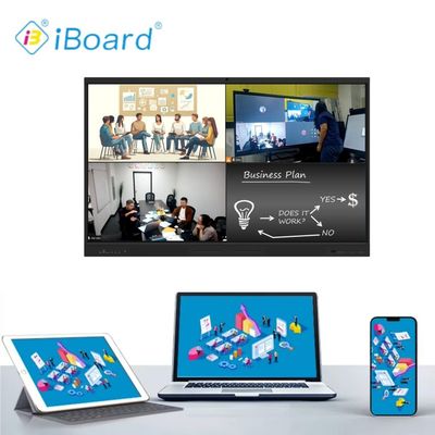 65 polegadas touch screen WhiteBoard Display interativo para reuniões educacionais Colaboração