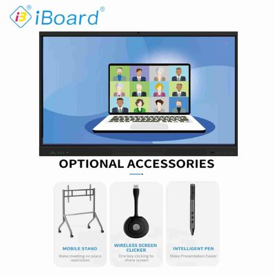 Preço de fábrica 4k Touch Screen Software multilíngue LCD Smart Board Android Tabela interativa para escola
