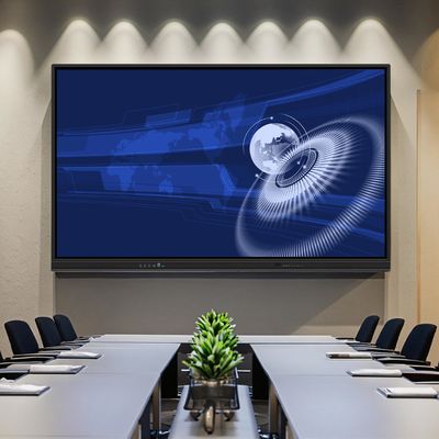 Painel interativo de 65 polegadas com tela sensível ao toque infravermelho e RAM 3G